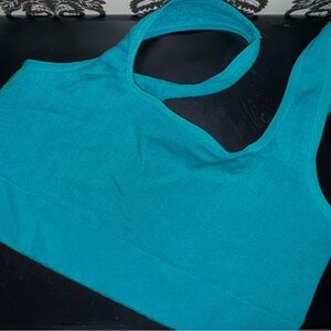 Anthropologie Teal Bralette